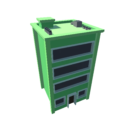 Medium Building - Green 02